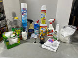 Cleaning Lot (D) *Most bottles at least half full*