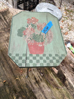 Wrought Iron and Wood Plant Stand, Project Piece