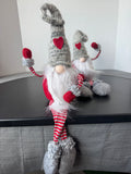 Pair of Plush Heart Gnomes with Dangly Legs