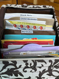 (2) Reisenthel Bins of Assorted Cards and Invitations