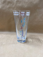 Tall Floral Stain Glass Style Vase