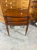 Two Drawer Side Table