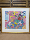 Watercolor Print of Kitchen Table by William Kendrick; Signed & Numbered (364/2000) see description