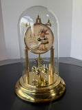 Goebel Hummel Vintage Anniversary Glass Dome Mantel Clock (WORKS)