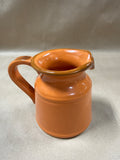 (E) Ceramic Orange Turino Pitcher