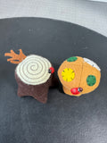 Pair of Felt Woodland Pin Cushions