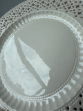 Hartley Greens Leeds Pottery England Creamware Pierced Salad Plate (5 AVAILABLE—PRICED INDIVIDUALLY AT $65 EACH)
