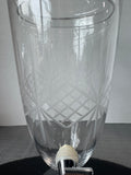 Shannon by Godinger Dublin Cut Glass Beverage Dispenser