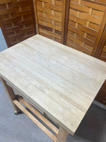 Wooden Kitchen Cart on Casters