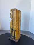 Hand Carved Wooden Owl Hidden Wine Bottle Holdee