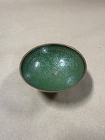 Small Brass Trinket Pedestal Bowl