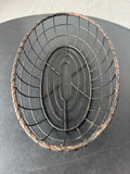 Restaurant Style Oval Metal Bread Basket