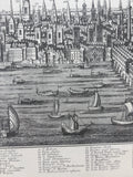 Large Panoramic View of London Print