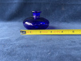 Lundberg Studios 1986 Signed/Numbered Cobalt Blue Glass Perfume Bottle