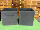 Brown Canvas Organizer Lot, 8 pc