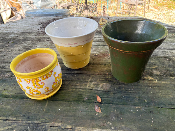 P-Lot of Decorative Planters
