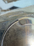 Art Deco Vintage Sterling Silver Compact Purse with 14K Gold Accents