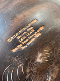 Turtlecreek Potters Artist Signed Redware Decorative Harvest Bowl