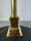 Virginia Metalcrafters Brass 2-Way Candlestick Lamp (WORKS)