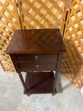 Bombay Style Petite Two Drawer Side Table