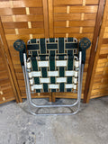 Green Woven Beach Chair