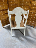 Cream Painted Arm Chair