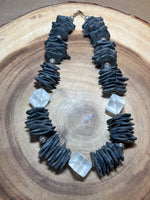 Chunky Plastic Beaded Necklace/Choker