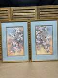 Pair of Hummingbird Prints; Signed