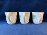 Set of 3 Market Day by Epoch Floral Fruit Mugs