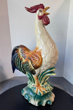 XL Italian Style Glazed Ceramic Rooster