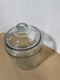 Large Clear Glass Apothecary Jar (B)