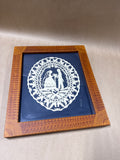 Framed Wedding Silhouette With Doves