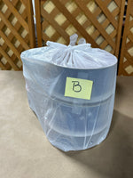 B- Blue Tone Ribbon Lot, 6 rolls