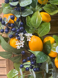 Lemon & Blueberry Wreath
