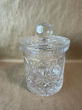Clear Glass Lidded Jar