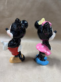 Ceramic Walt Disney Vintage Minnie And Mickey Mouse Figurines