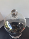 Tall Heavyweight Vintage Clear Glass Bell Jar
