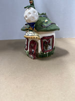 2003 Blue Sky CLAYWORKS Heather Goldminc Candle Holder Golf Pro Shop