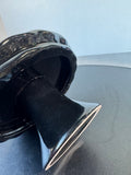 Witch Crafter’s Black Ceramic Decorative Halloween Pedestal Stand