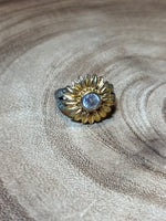 Sterling Sunflower Ring - SIZE 6