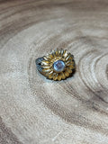 Sterling Sunflower Ring - SIZE 6