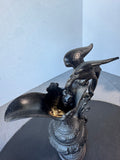 Cast Iron Vintage Dragon Handled Ewer