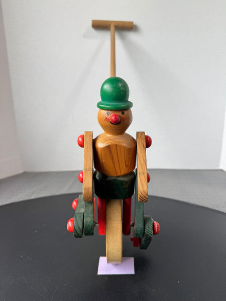 European Vintage Wooden Push Along Toy