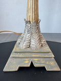 Ornate Resin Candlestick Lamp (WORKS)