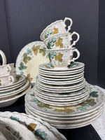41-Piece Metlox Vernon Ware Vineyard China