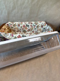 Rectangle Longaberger Harvest Basket With Lidded Dish
