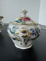 (B) Royal Doulton England The Majesty Collection Floradora Creamer & Sugar Bowl