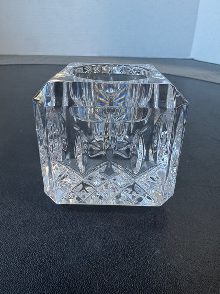 Waterford Crystal Lismore Square Votive & Taper Candle Holder