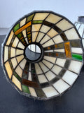 Trio of Small Vintage Stained Glass Lamp Shades