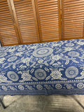 Indigo Floral Pottery Barn Square Table Cloth
